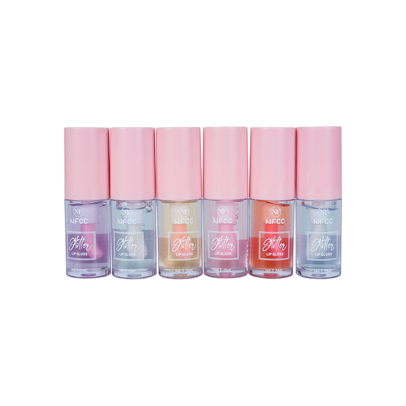 Aceite de labios de vitamina e brillo rosa