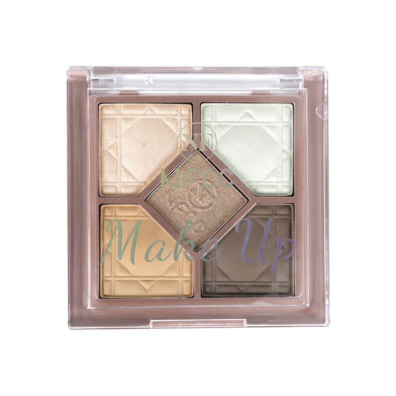 Paleta de sombras de ojos de 5 colores