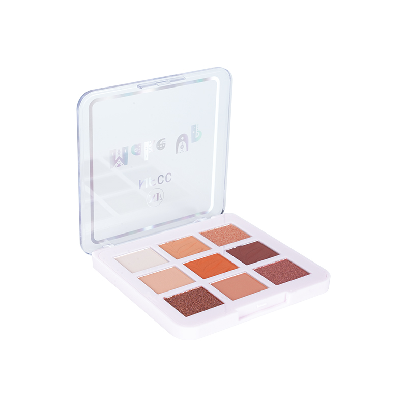 9 sombra Paleta de sombras de ojos orgánicas mate y brillo