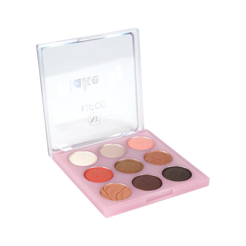 9 Color Paleta de sombras de ojos orgánicas