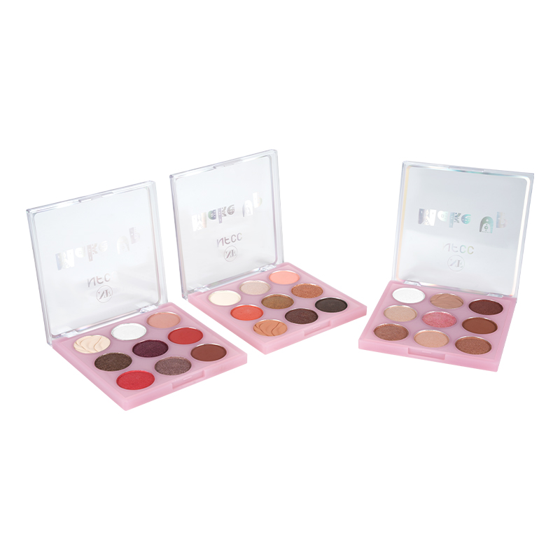 9 Color Paleta de sombras de ojos orgánicas