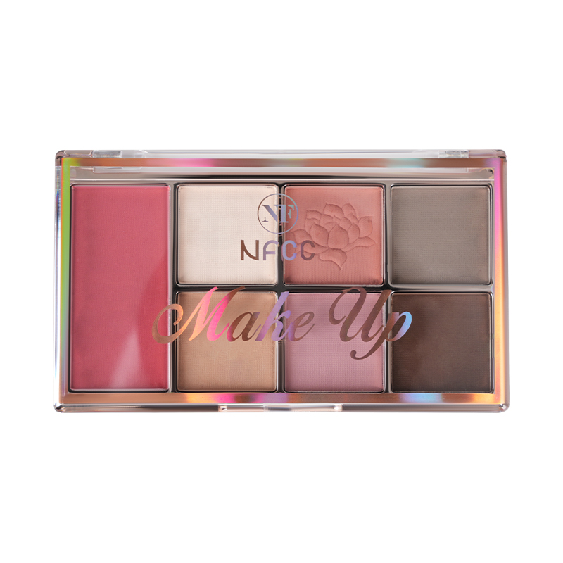 7 color paleta de sombras de ojos ahumadas