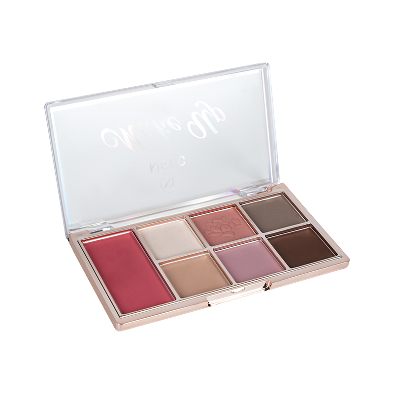 7 color paleta de sombras de ojos ahumadas