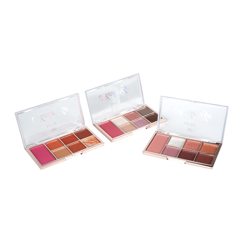 7 color paleta de sombras de ojos ahumadas