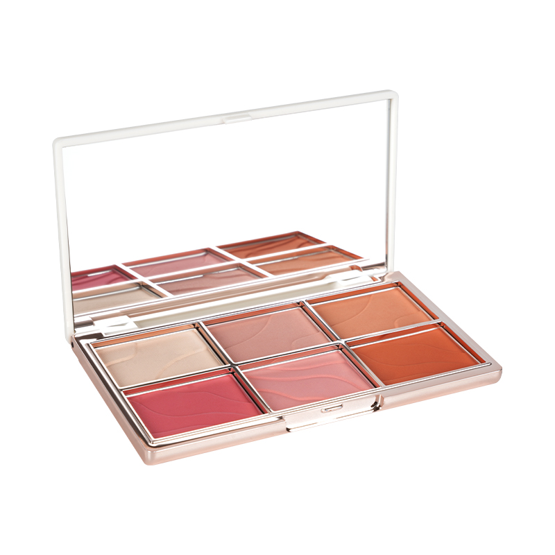 Paleta de sombras de ojos de 6 colores