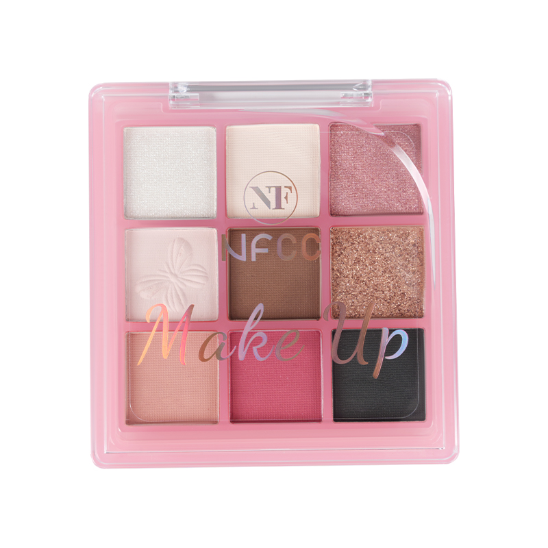 9 Color Matte & Shimmer Paleta de sombras de ojos