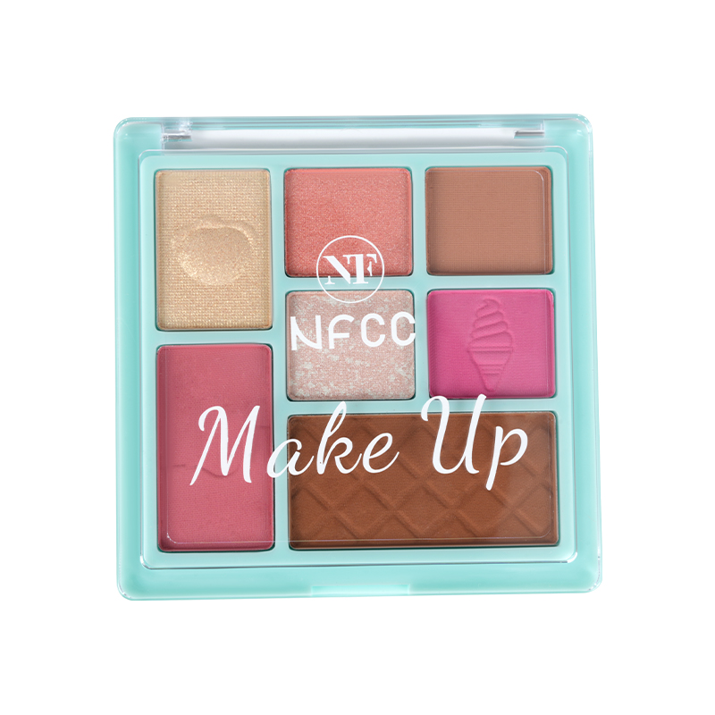 Paleta de sombras de ojos Matte y Shimmer orgánicas de sombra