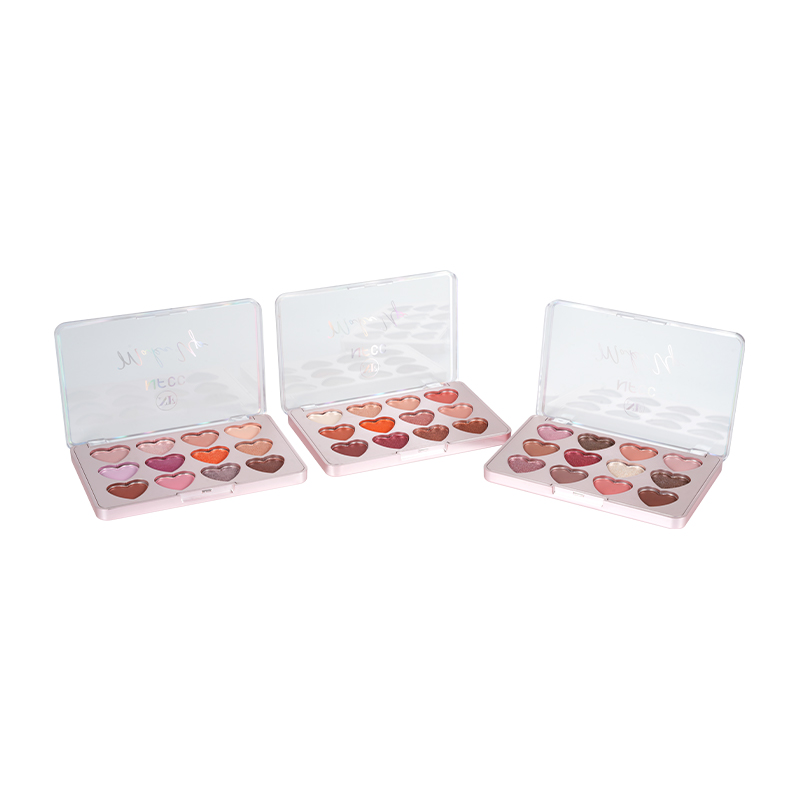 Paleta de sombras de ojos naturales calientes de 12 colores