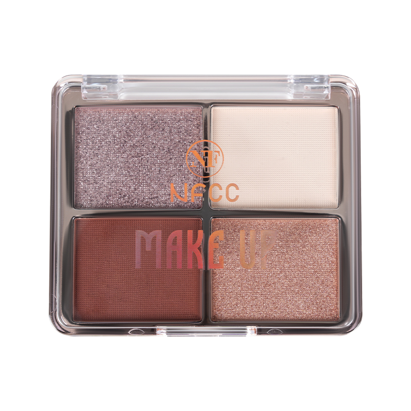 Paleta de sombras de ojos de maquillaje impermeable