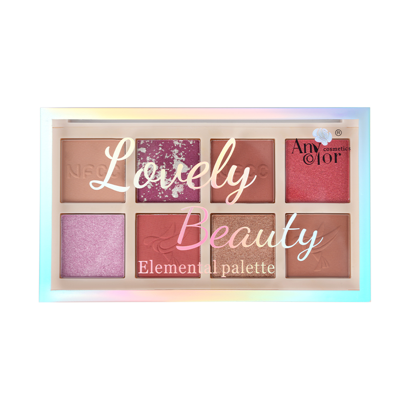 8 Color Paleta de sombras de ojos Matte & Shimmer