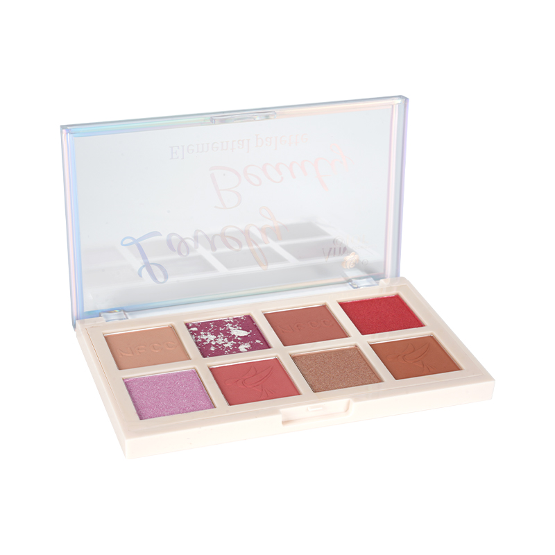 8 Color Paleta de sombras de ojos Matte & Shimmer