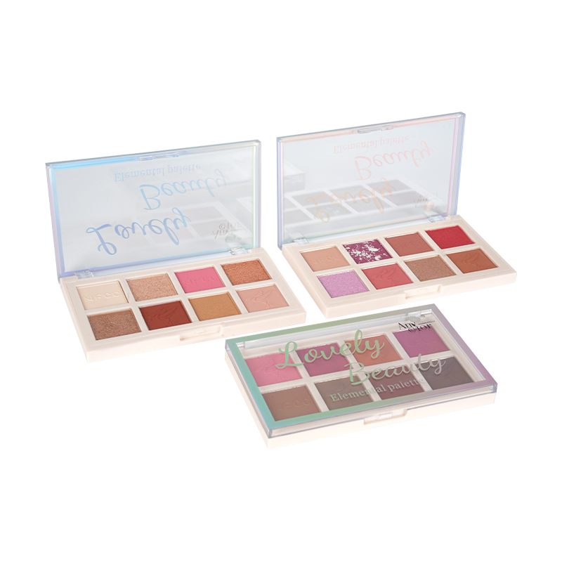 8 Color Paleta de sombras de ojos Matte & Shimmer