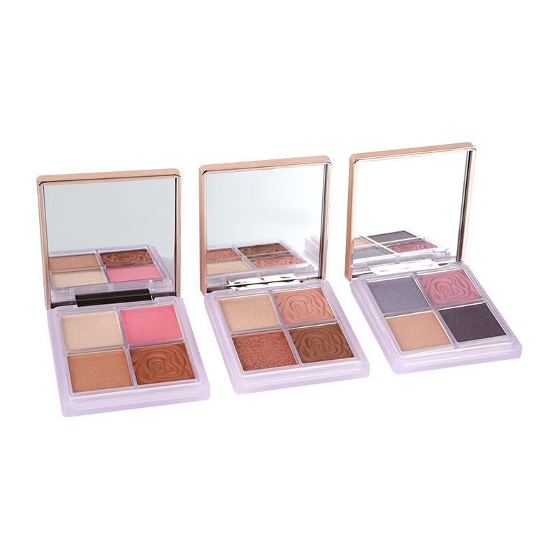 Paleta de sombras de ojos de cuádruples calientes ahumados