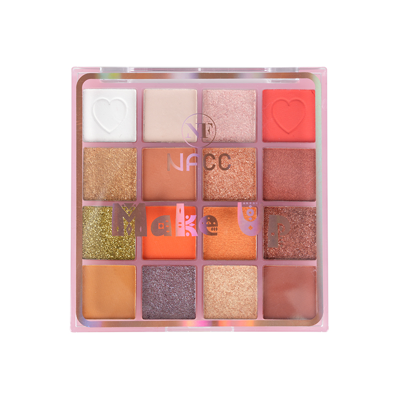 16 color Nude Nude Glow Eyeshadow Palette