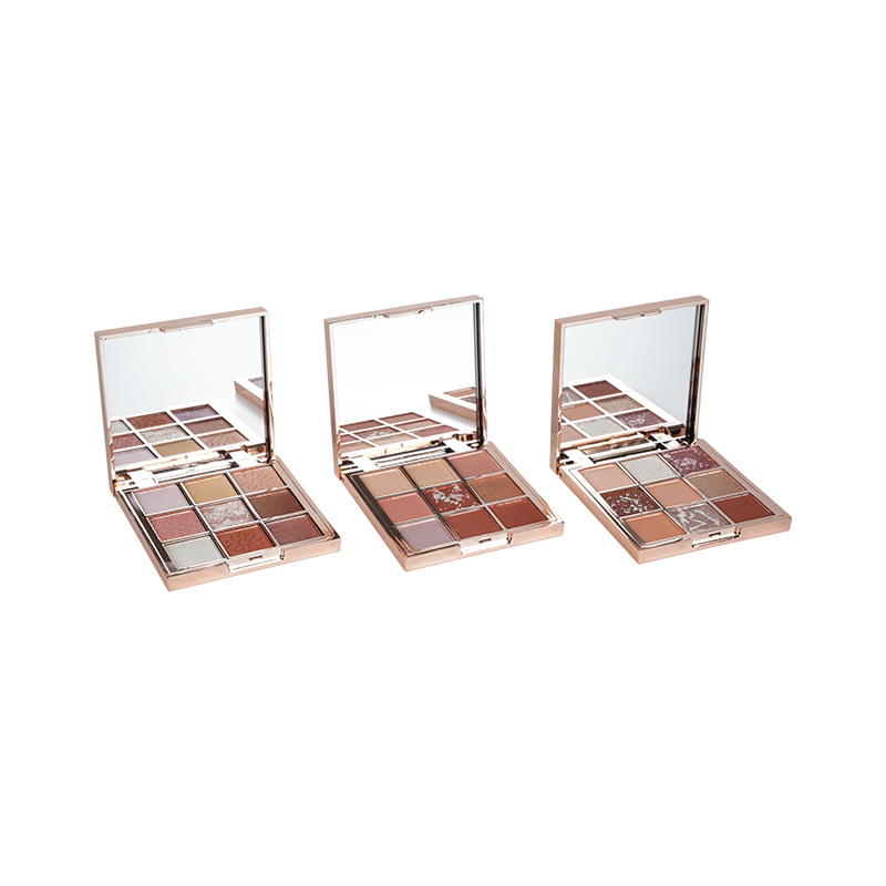 9 Paleta de sombras de ojos de color brumoso en color