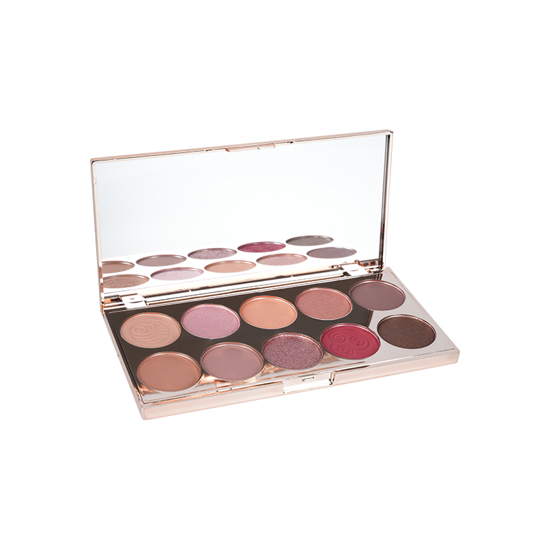Paleta vibrante de sombras de ojos Shimmer