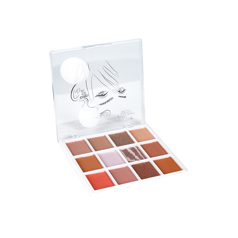 Paleta de sombras de ojos desnudas de 12 colores