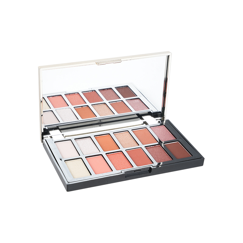 Paleta de sombras de ojos nudas veganas de 12 colores