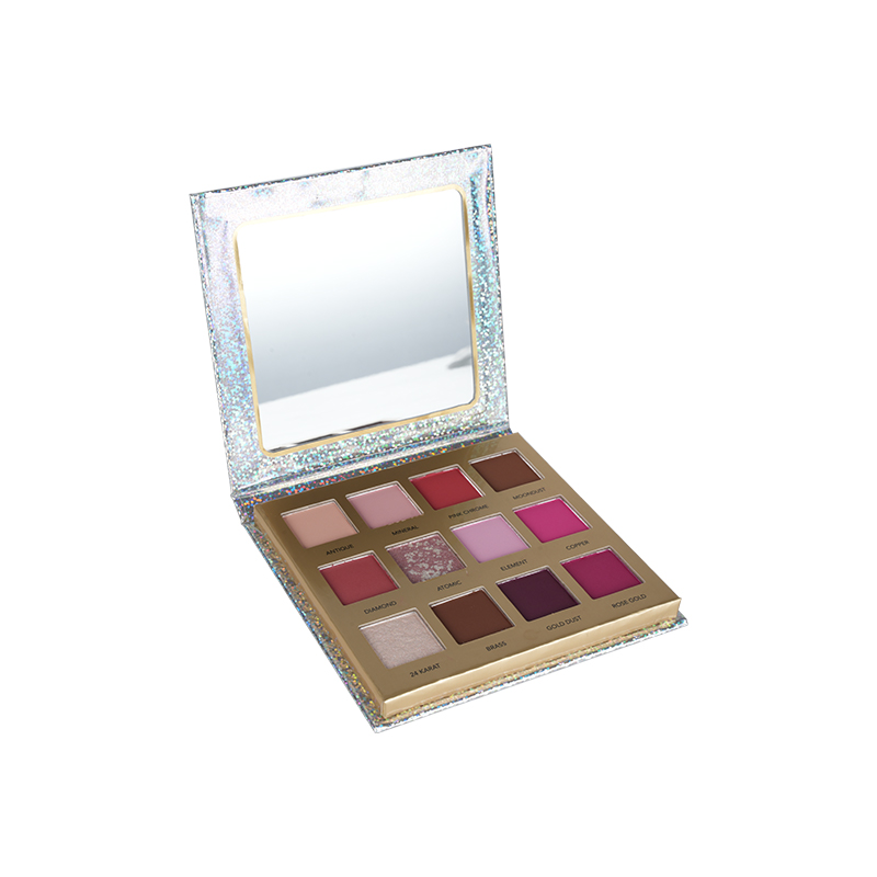 Paleta de sombras de ojos mate y brillo impermeables