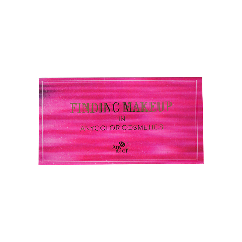 Paleta de sombras de ojos de colección de colores esenciales