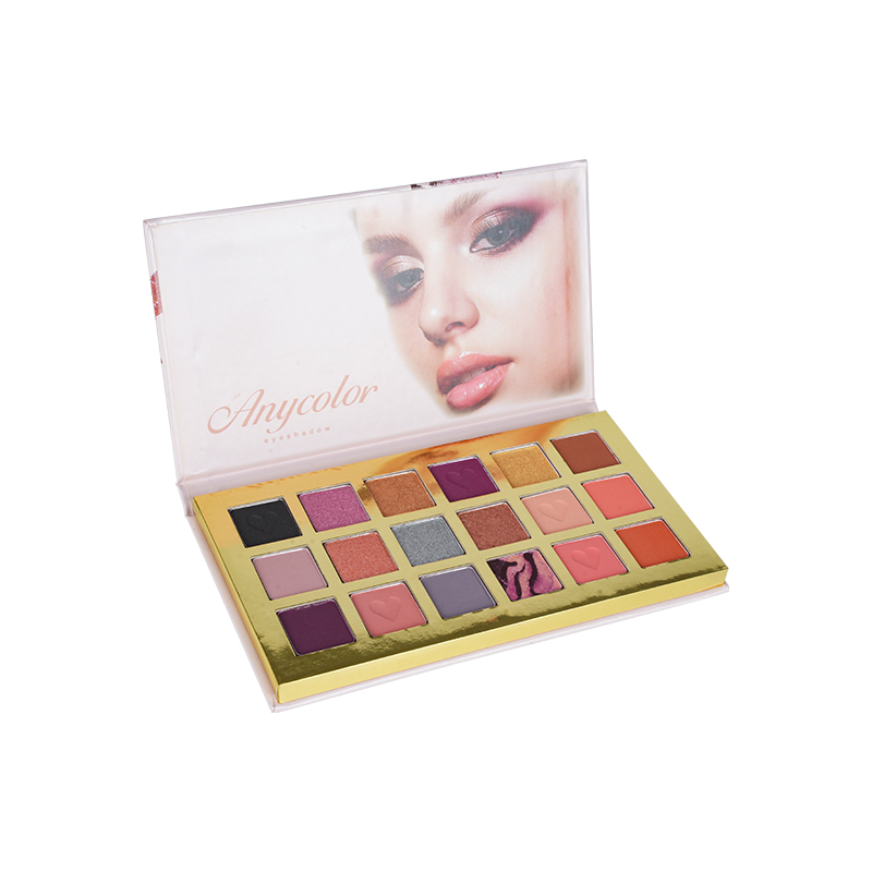 18 color Paleta de sombras de ojos Glow Sunset Glow