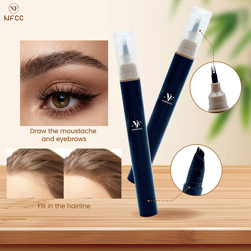 Lápiz multifuncional para cejas y cabello 2 en 1